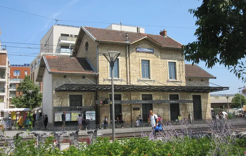 La gare sncf de Villeurbanne 