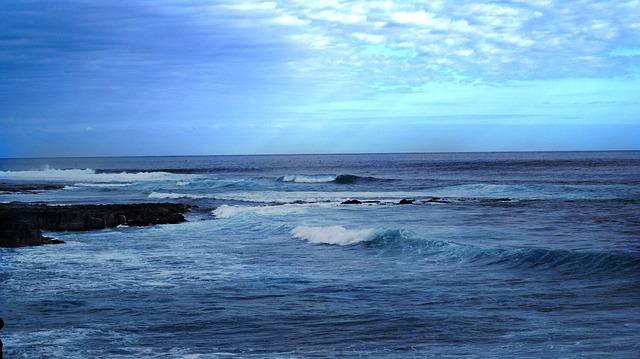 Plage de l'île de la Réunion sur l'Océan Indien