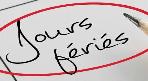 Calendrier 2023 des jours fériés - Jours fériés