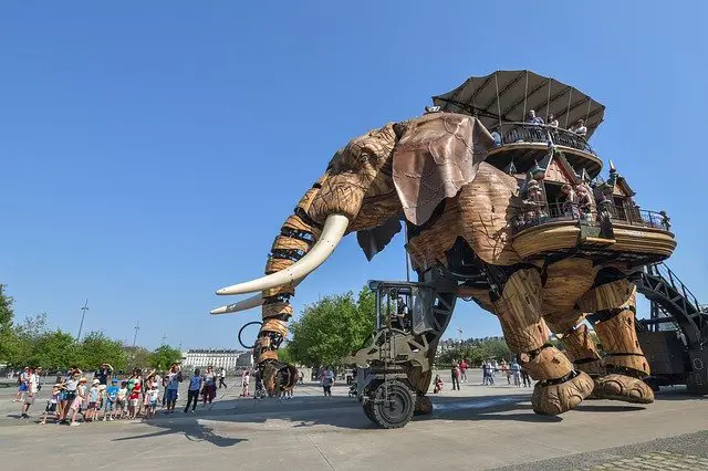 Défilé des Machines de Nantes, éléphant articulé