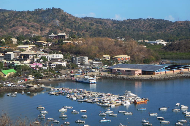 Ville de Mamoudzou à Mayotte